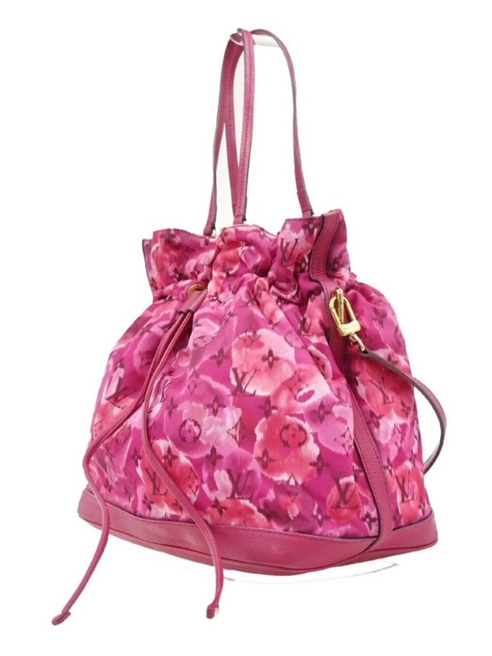 LOUIS VUITTON Noefull MM 2way Hand Bag Monogram Ikat Flower Nylon - Picture 4 of 16